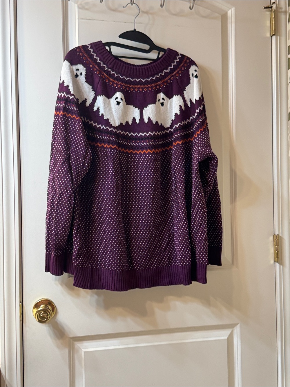 ModCloth You’ve Been Ghosted Fair Isle sweater